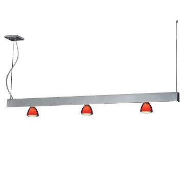 Kairos II Linear Pendant with Glass by Bruck Lighting