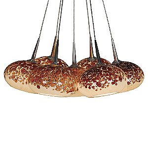Laguna Bouquet Multi Light Pendant by Bruck Lighting