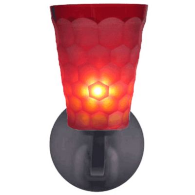 Oasis Red Rondo Wall Sconce by Oggetti Luce