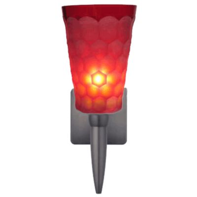 Oasis Red Torch Wall Sconce by Oggetti Luce