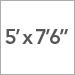 5' x 7'6