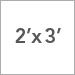 2' x 3'