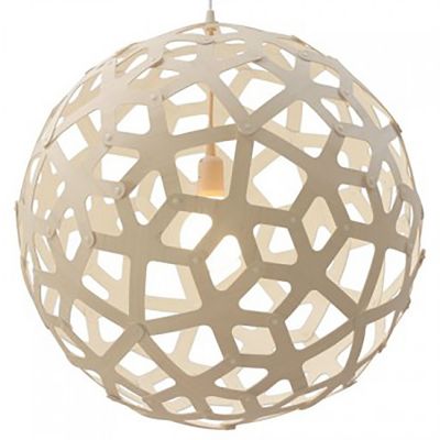 Coral Painted Pendant by David Trubridge Design
