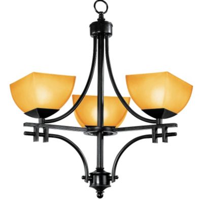 Ambrato 3-Light Chandelier by Access Lighting