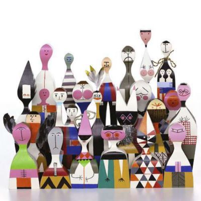 Wooden Dolls by Alexander Girard by Vitra