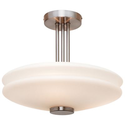 Nickel Semi-Flushmount by Access Lighting