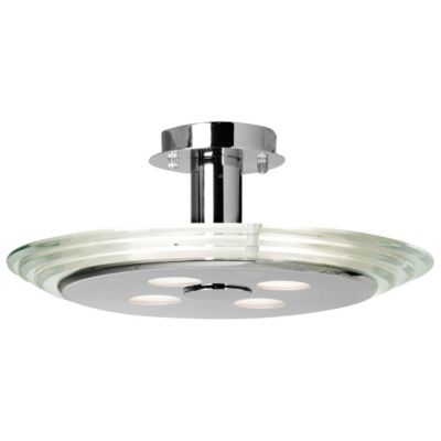 Silica Round Semi-Flushmount by Access Lighting