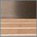 Oiled Bronze with Yellow and White Striped