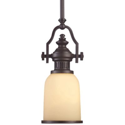 Chadwick Mini Pendant with Glass Shade by Landmark Lighting