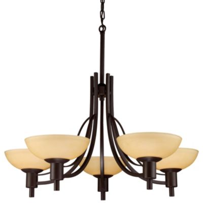 Vernon 5-Light Chandelier by Landmark Lighting