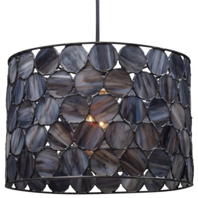 Cirque 72002 Drum Pendant by Landmark Lighting