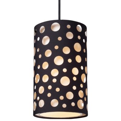 Enchantment Small River Stone Drum Pendant by Landmark Lighting