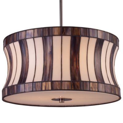 Delgado Drum Pendant by Landmark Lighting