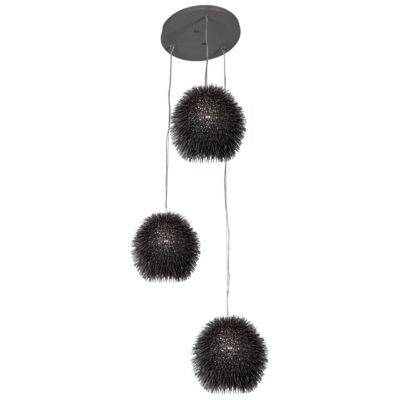 Urchin 3-Light Cluster Pendant by Varaluz