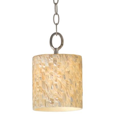 Sustainable Shell Naturals Chain Pendant by Varaluz