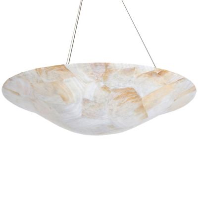 Sustainable Shell Big Pendant by Varaluz
