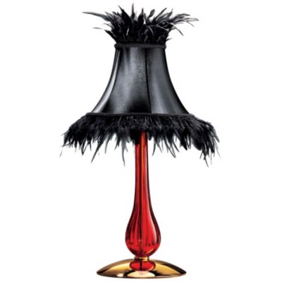 Cheope T Plus Feathered Table Lamp by Gallery Vetri d
