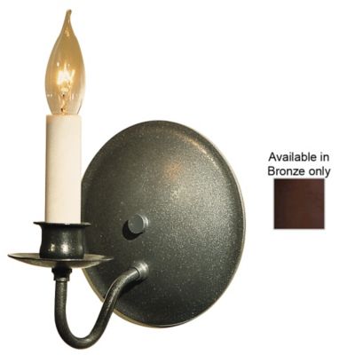 Single Light On Round Back Wall Sconce by Hubbardton Forge - OPEN BOX RETURN