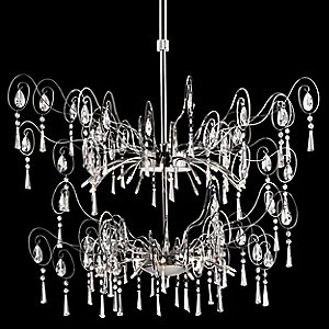 Talula 2 Tier Chandelier by Eurofase