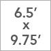 6.5x9.75 foot
