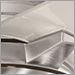Brushed Stainless Steel with Clear Champagne