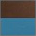 Brown with Light Blue
