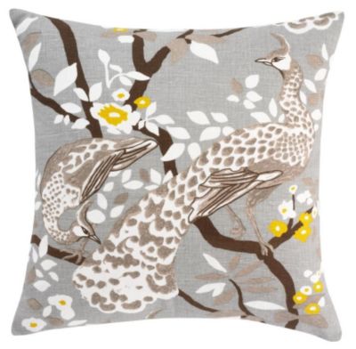Peacock Pillow by DwellStudio