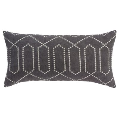 Dotted Trellis Long Pillow by DwellStudio