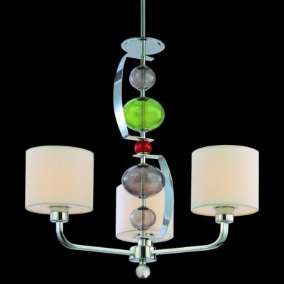 Fizz 3-Light Chandelier by Troy Lighting