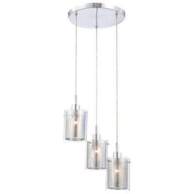Grid II 3-Light Pendant by George Kovacs