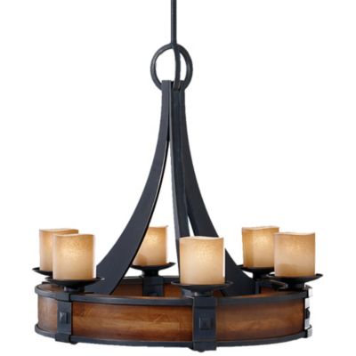 Madera Chandelier No. 2591 by Murray Feiss