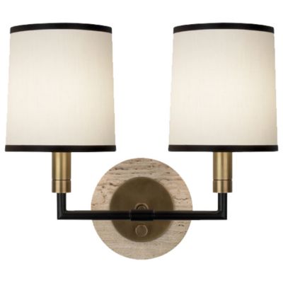 Axis Double Wall Sconce by Robert Abbey