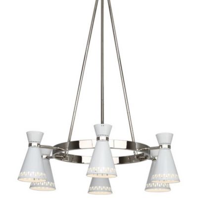 Havana 6 Light Chandelier by Jonathan Adler