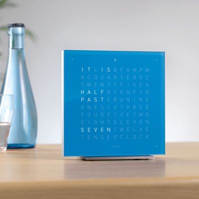 QLOCKTWO TOUCH Table Alarm Clock by Biegert & Funk