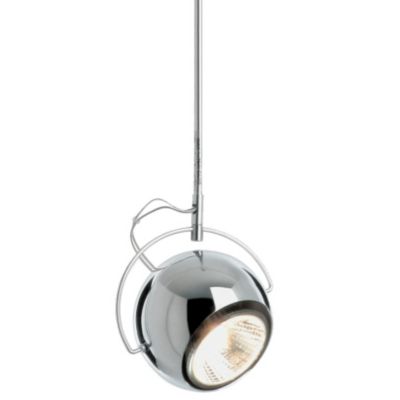 Beluga Steel Pendant by Fabbian