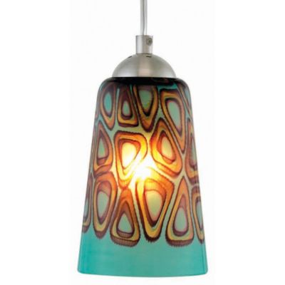 Carnevale Fondali Aqua Pendant by Oggetti Luce