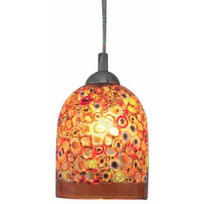 Fantasia Belle Klimt Amber Pendant by Oggetti Luce