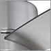 Satin Nickel White Frosted with Silver