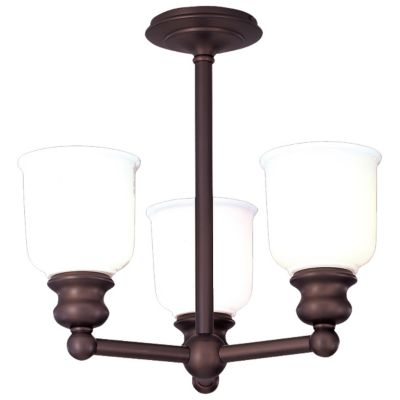 Riverton 3-Light Semi-Flushmount by Hudson Valley
