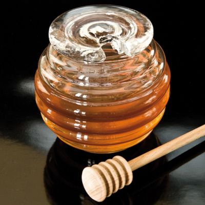 Honey Pot by Hergiswil Glass