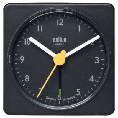 Square Quartz Alarm Clock by Braun