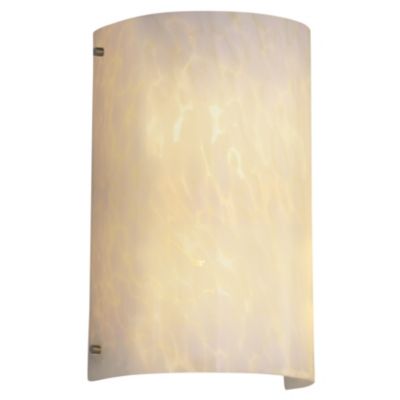 Fusion Finials Curved Wall Sconce by Justice Design
