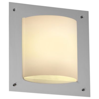 Fusion Framed Square 4-Sided Wall Sconce by Justice Design