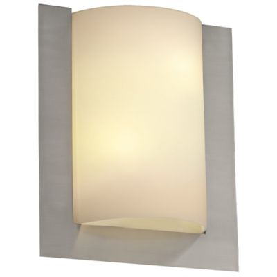 Fusion Framed Rectangular 3-Sided Wall Sconce by Justice Design