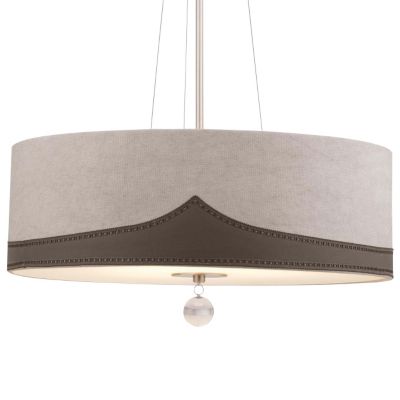 Wing Tip 3-Light Drum Pendant by Forecast Lighting