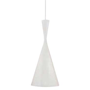 Beat Light White Pendant - Tall by Tom Dixon