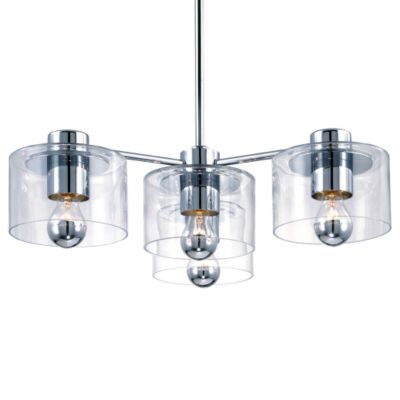 Transparence 4-Light Cluster Chandelier by Sonneman