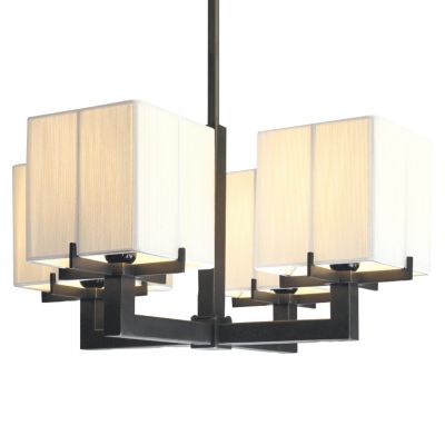 Boxus 4-Light Chandelier by Sonneman