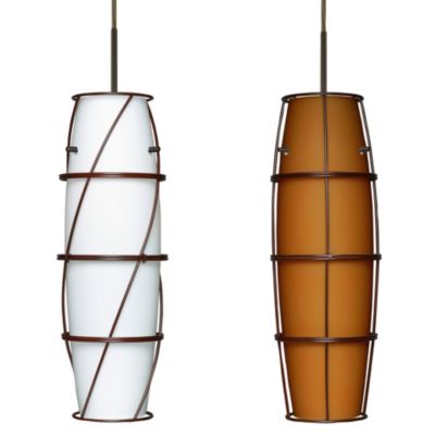 Suzi Mini Pendant with Cage by Besa Lighting