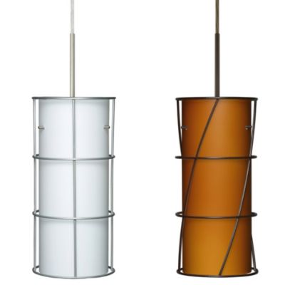 Stilo 10 LED Pendant with Cage by Besa Lighting